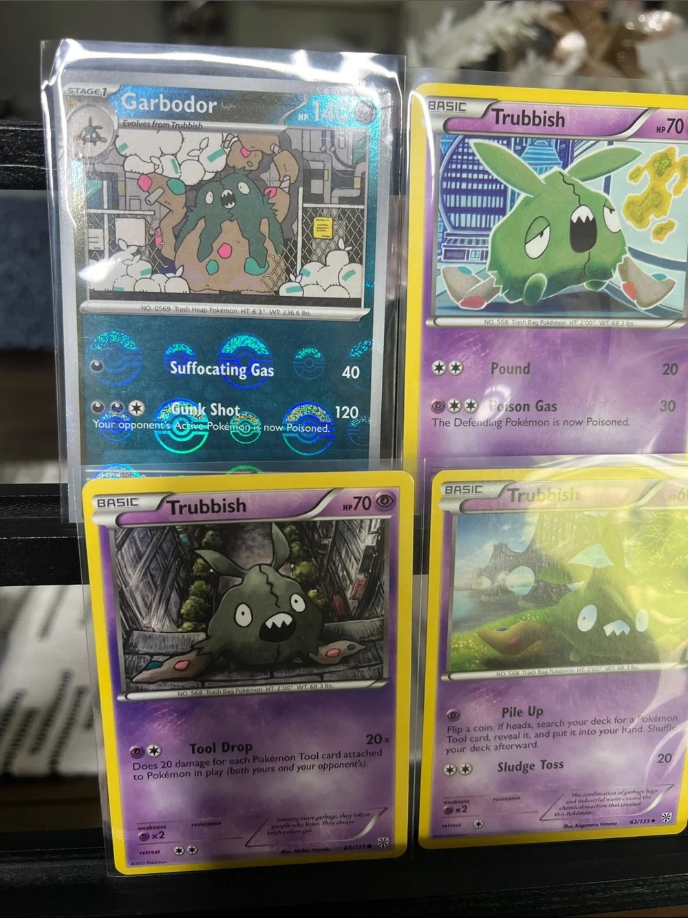 Pokemon TCG Trubbish & Garbodor Holo/Reg 6 Card Lot